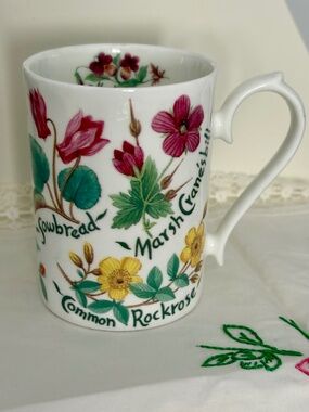 Roy Kirkham Cottagecore Countryside Flower Mug Shabby Chic Coquette England